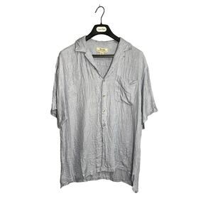 Fonte 100% Washable Silk Shirt Size L